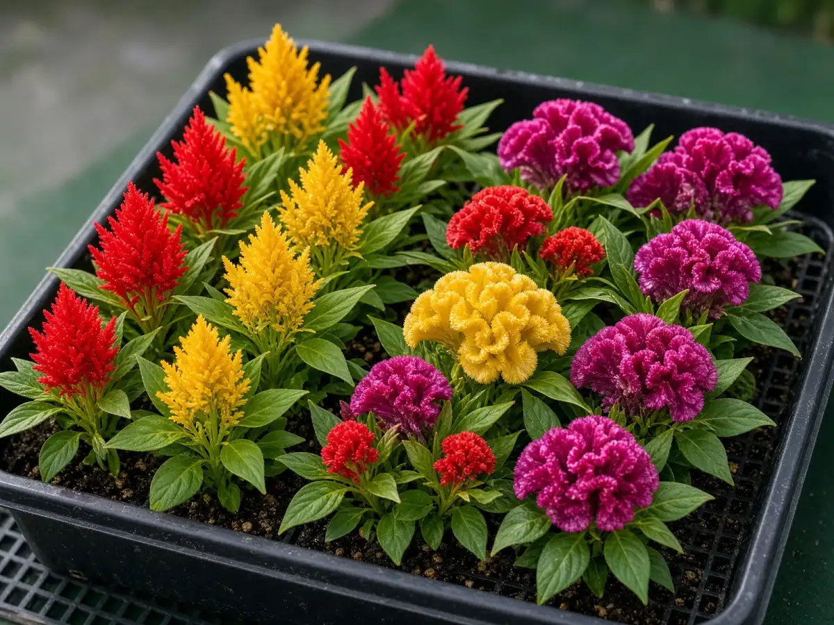 Celosia seedling tray
