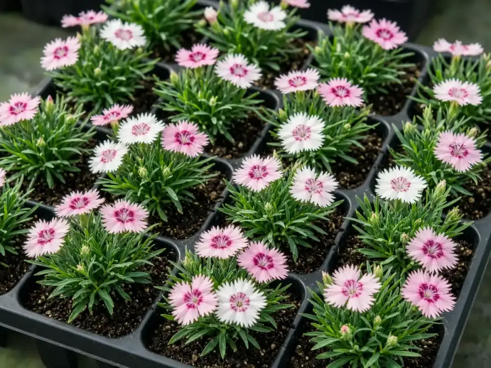 Dianthus seedling tray