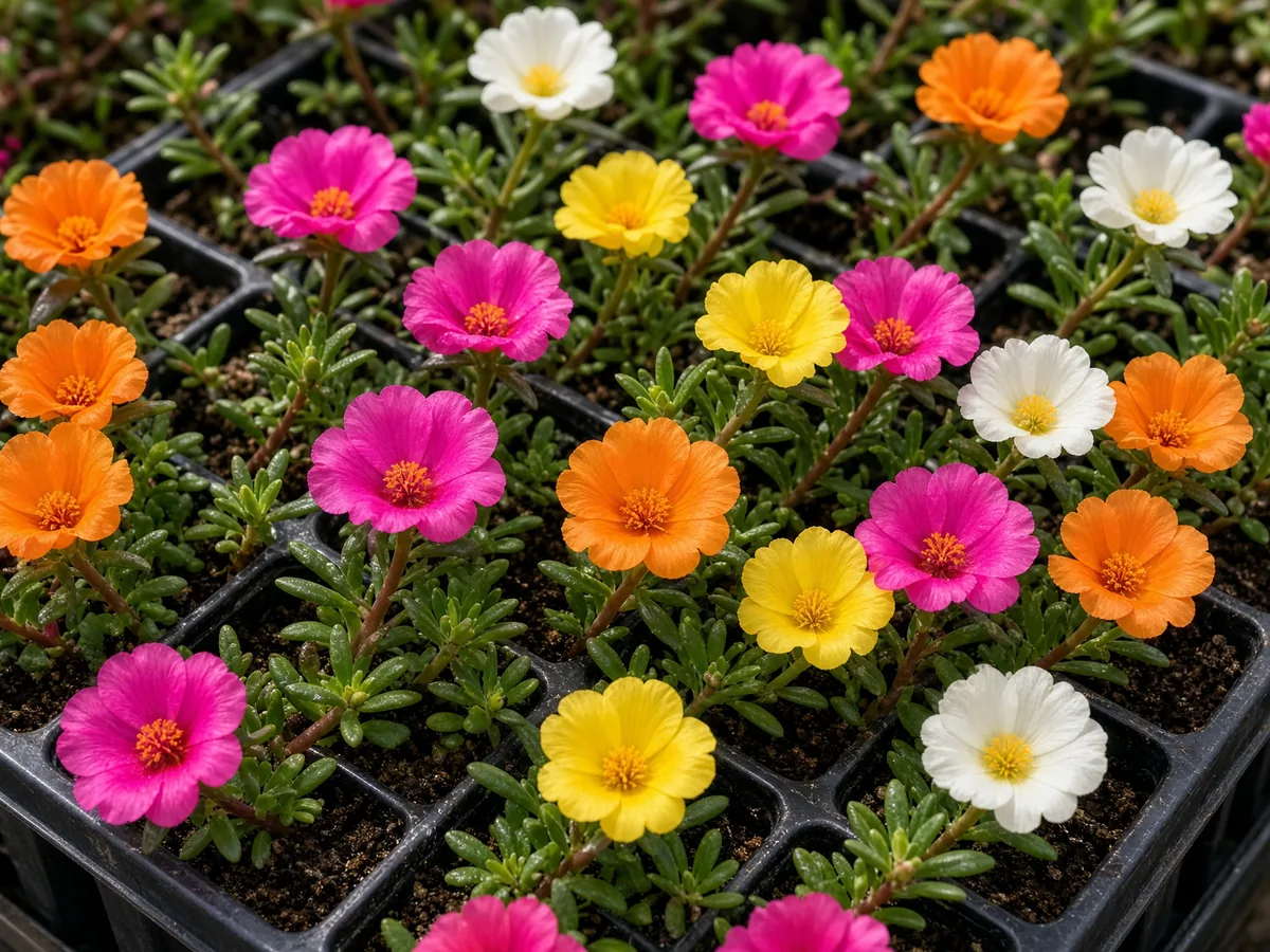 Portulaca seedling tray